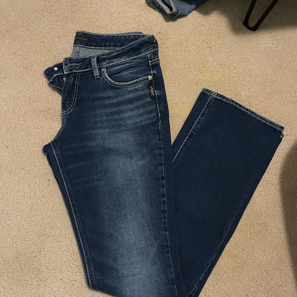 Silver Jeans Suki Slim Boot in Deep Indigo